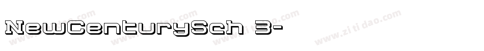 NewCenturySch 3字体转换